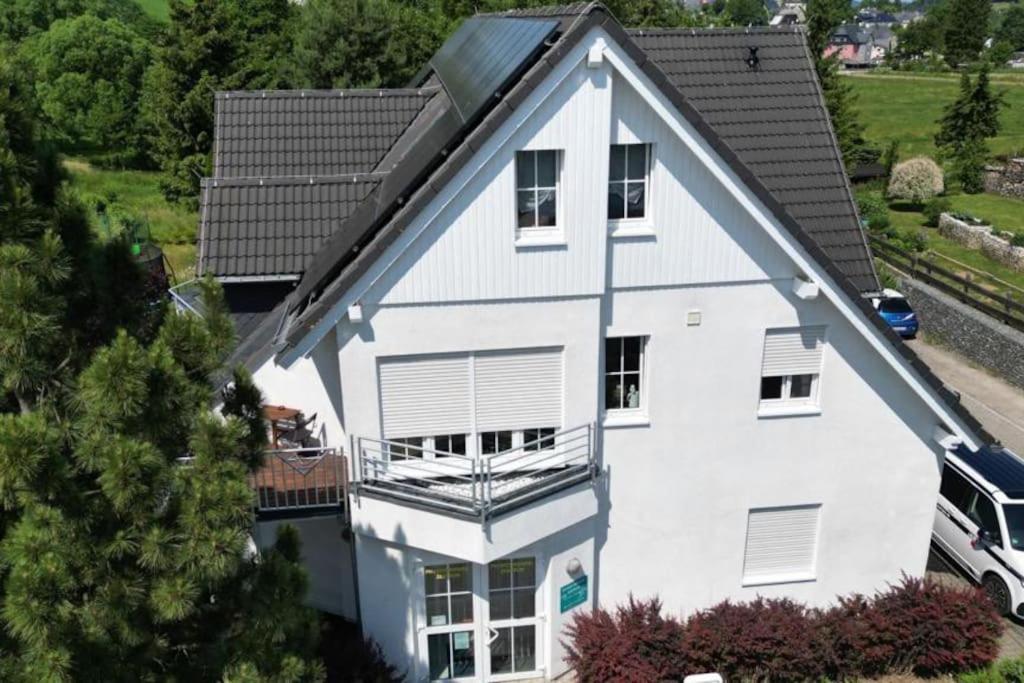 Ferienwohnung Fischer Mit E-Ladestation Direkt Am Haus Schwarzenberg  Zewnętrze zdjęcie