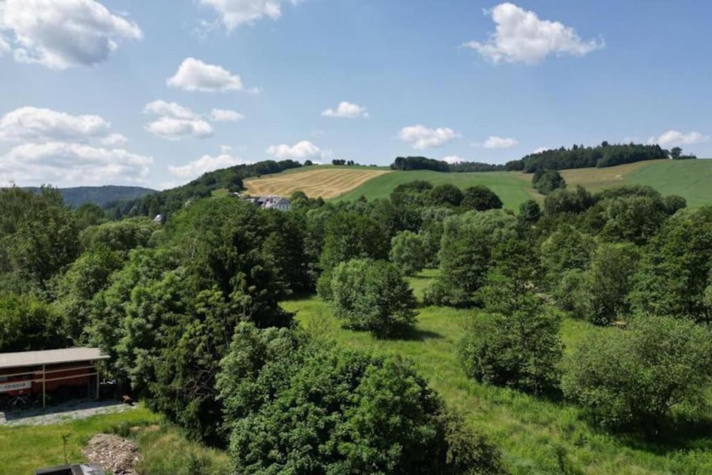 Ferienwohnung Fischer Mit E-Ladestation Direkt Am Haus Schwarzenberg  Zewnętrze zdjęcie